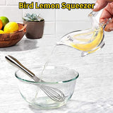 Bird Lemon Squeezer & Acrylic Manual Juicer – Portable Transparent Fruit Press