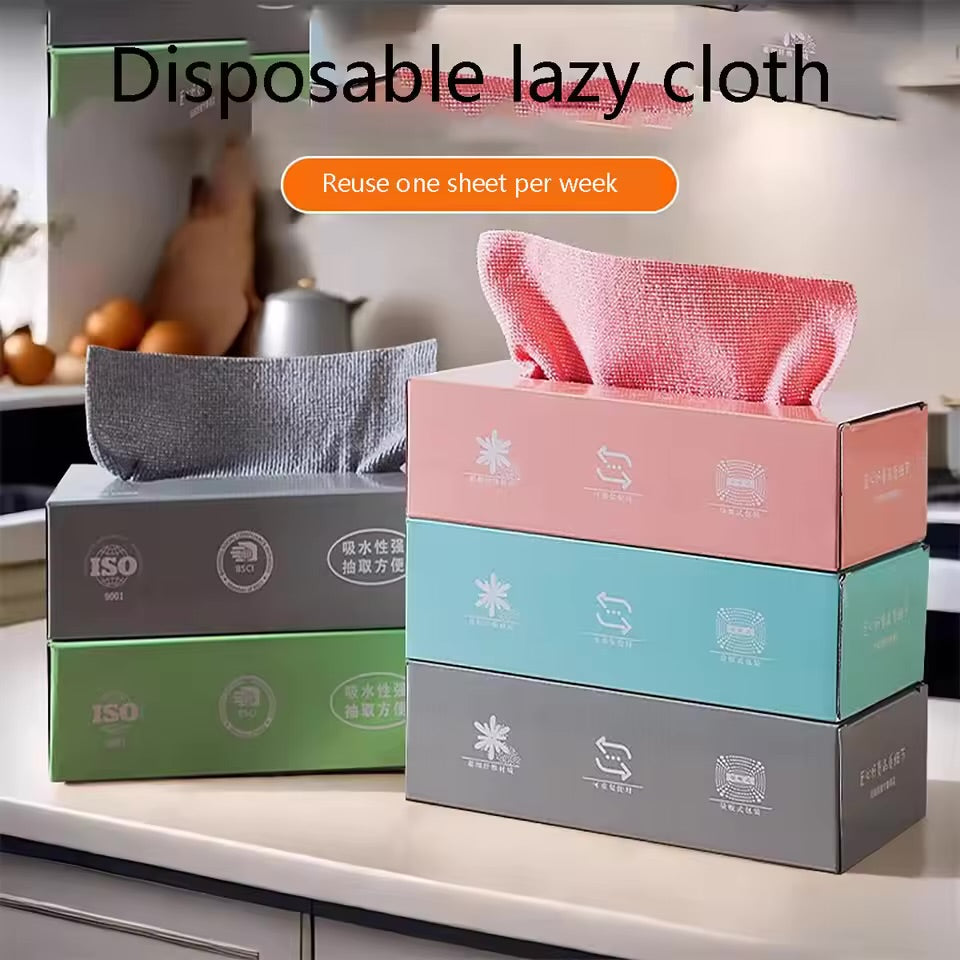 20pcs Disposable Kitchen Cleaning Rags – Absorbent Microfiber Wipes