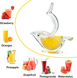 Bird Lemon Squeezer & Acrylic Manual Juicer – Portable Transparent Fruit Press