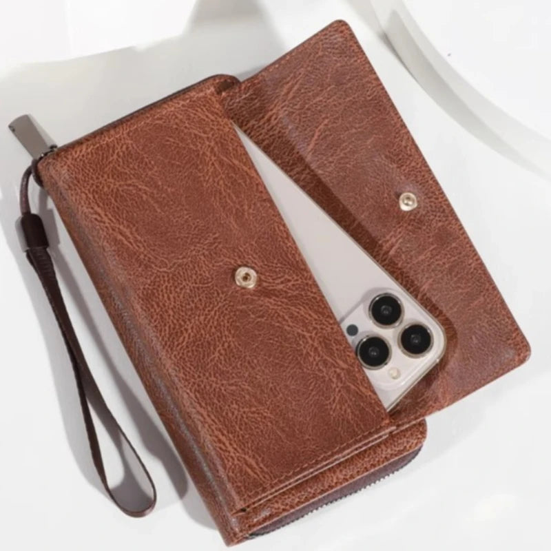 Premium Long Wallets – Spacious Zipper Design