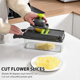 16 in 1 Multi‑Functional Vegetable Chopper & Slicer