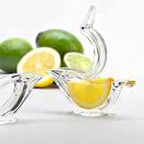 Bird Lemon Squeezer & Acrylic Manual Juicer – Portable Transparent Fruit Press