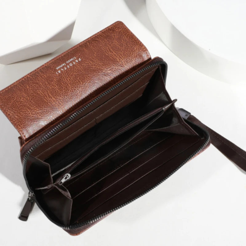Premium Long Wallets – Spacious Zipper Design