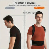 Back Posture Corrector Belt with Metal Rods – Adjustable Spine Support