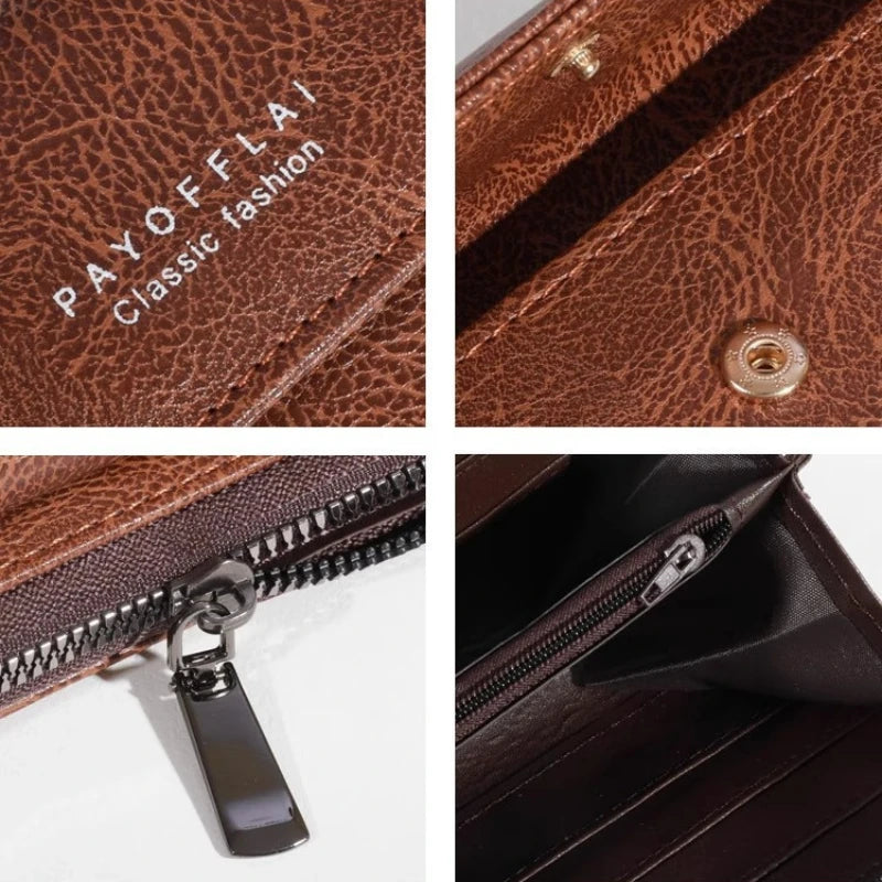 Premium Long Wallets – Spacious Zipper Design