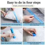 Vacuum Storage Bags – 5 Pack with Hand Pump