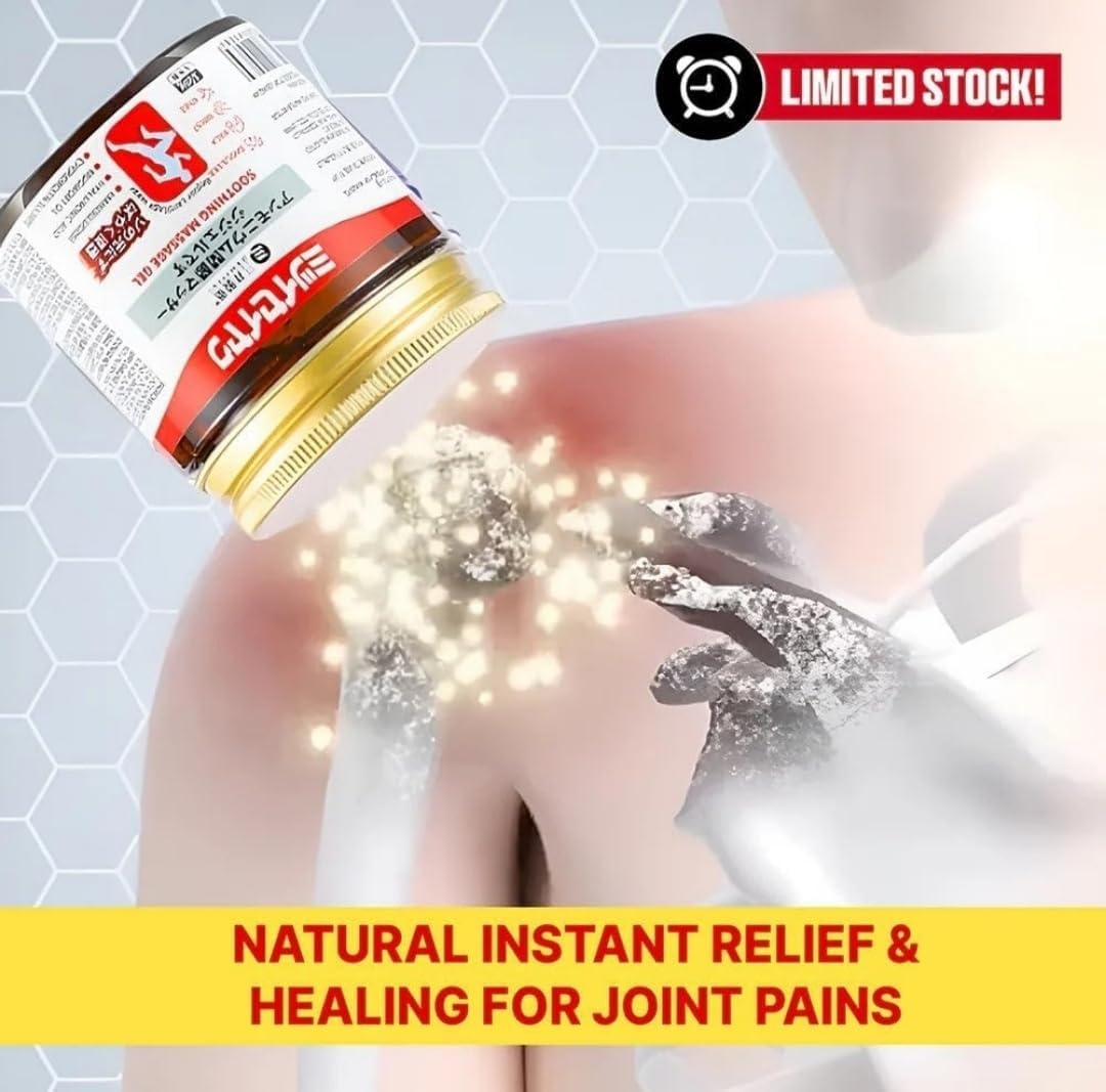 Japanese Formula Soothing Massage Gel – Herbal Joint & Muscle Pain Relief