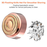 Rechargeable Women’s Face Shaver & Eyebrow Trimmer – Waterproof 3D Floating Blade