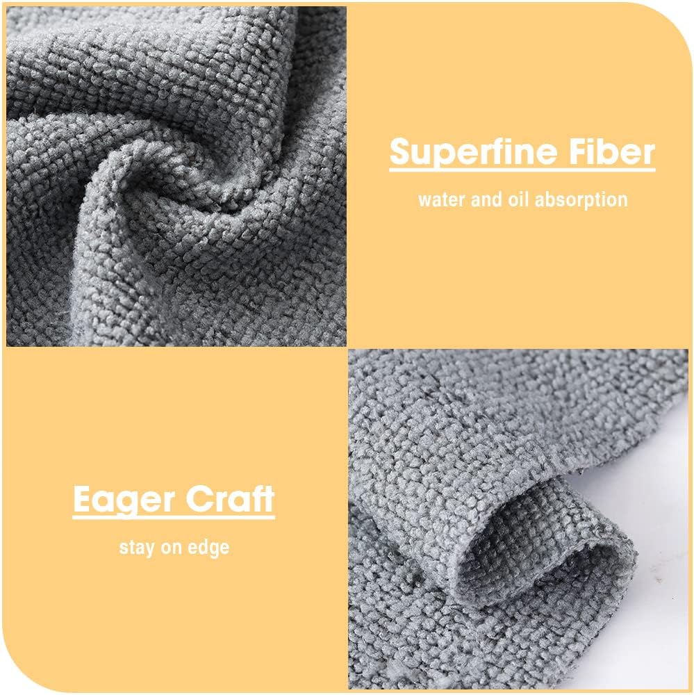 20pcs Disposable Kitchen Cleaning Rags – Absorbent Microfiber Wipes