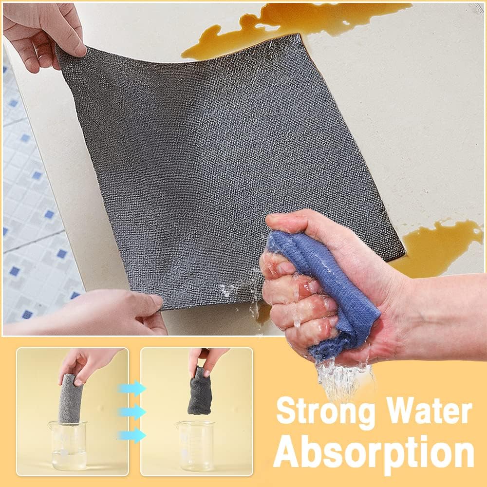 20pcs Disposable Kitchen Cleaning Rags – Absorbent Microfiber Wipes
