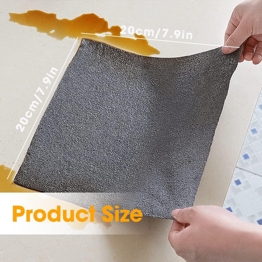 20pcs Disposable Kitchen Cleaning Rags – Absorbent Microfiber Wipes
