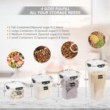 Set of 5 Airtight Food Storage Containers with Lids