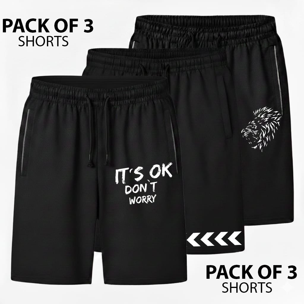 Pack of 3 Shorts – Fresh Terry Fabric