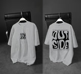 Printed Boys’ Graphic T‑Shirt – “Think Outside the Box” Design