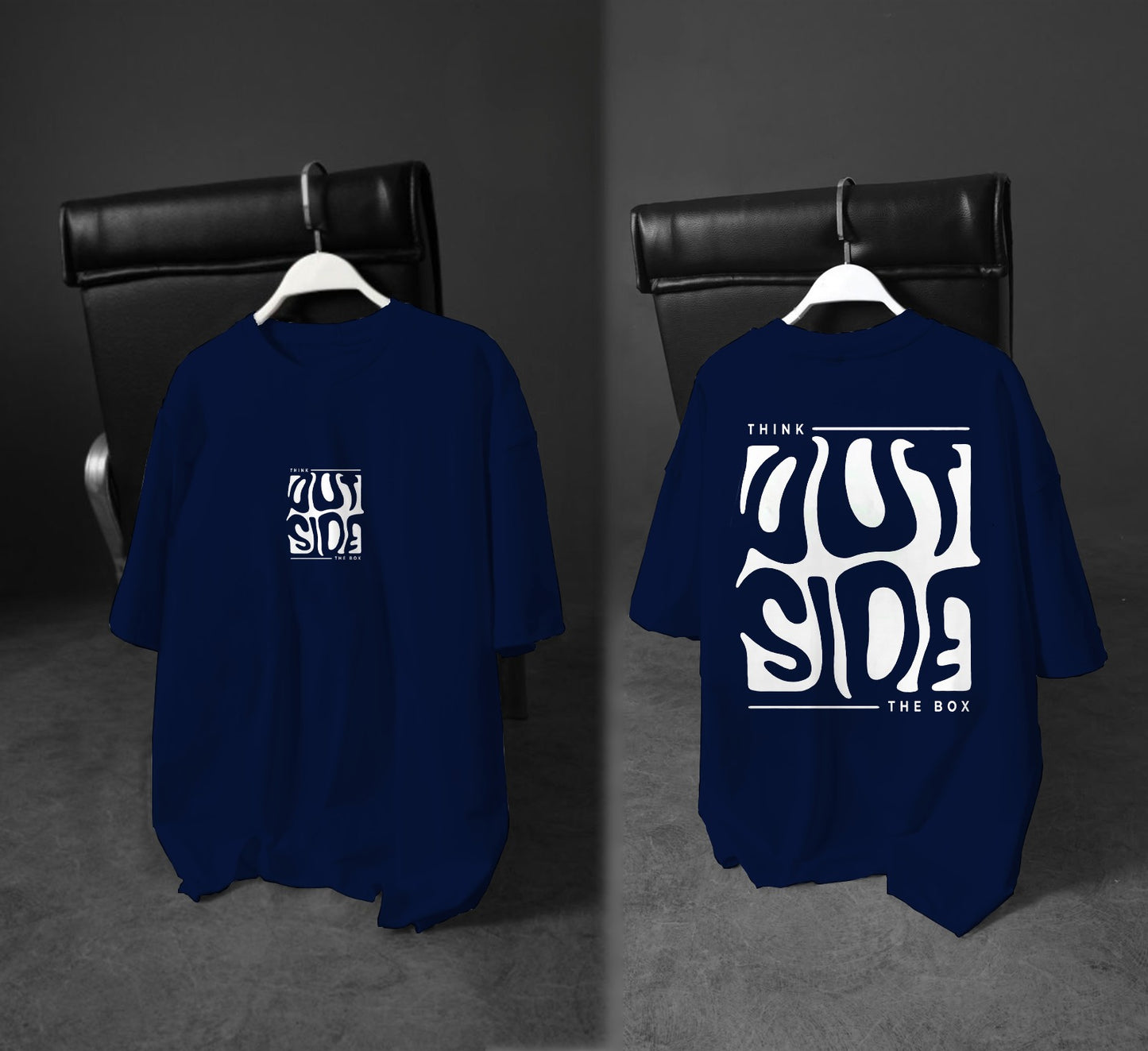 Printed Boys’ Graphic T‑Shirt – “Think Outside the Box” Design