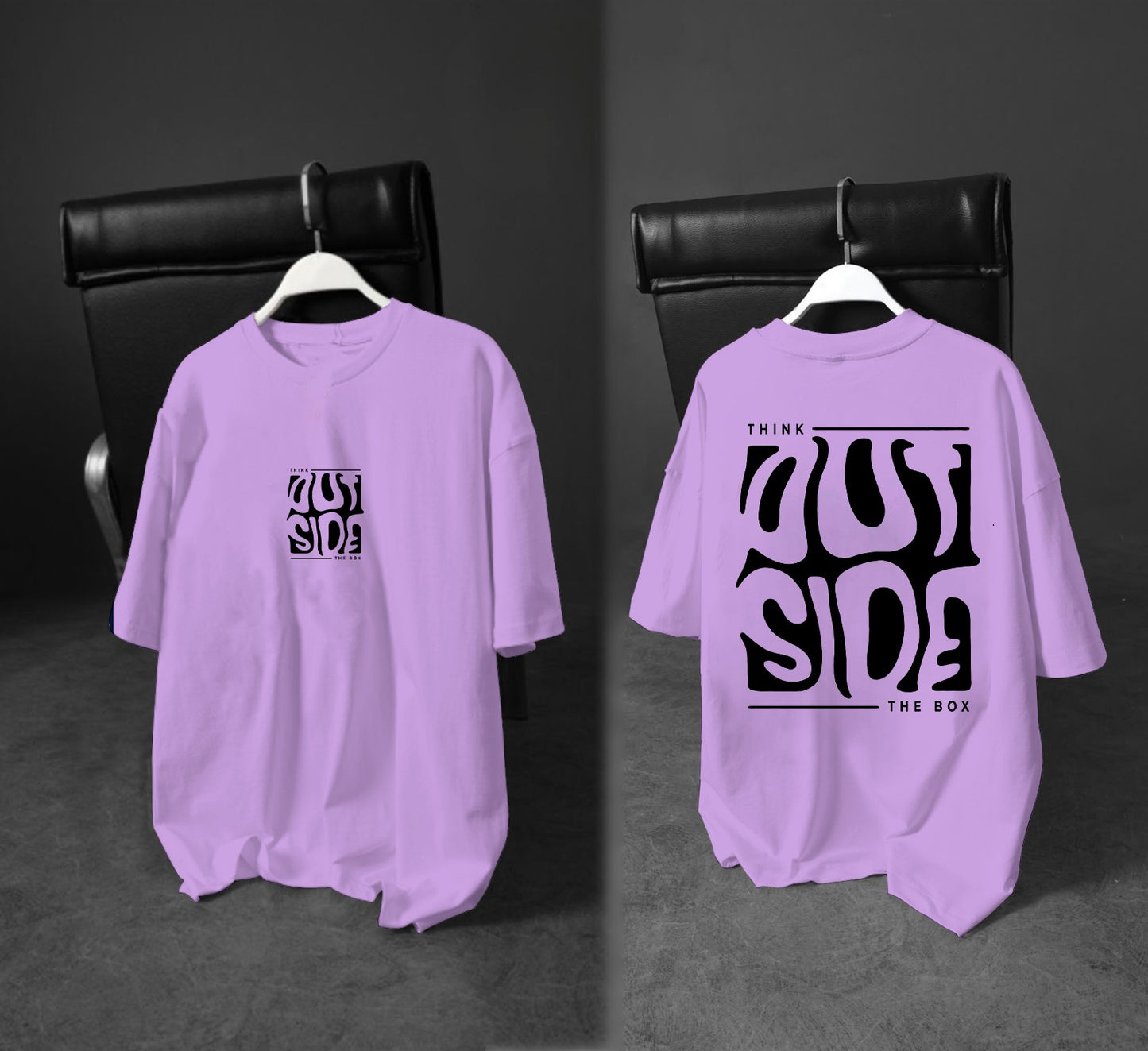 Printed Boys’ Graphic T‑Shirt – “Think Outside the Box” Design