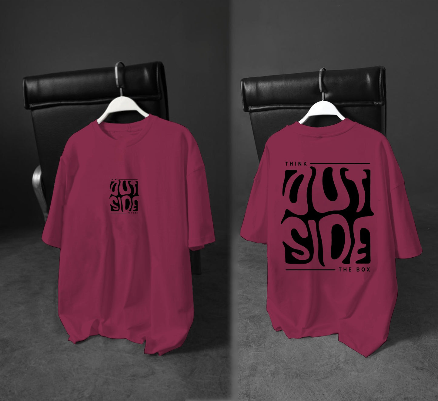 Printed Boys’ Graphic T‑Shirt – “Think Outside the Box” Design