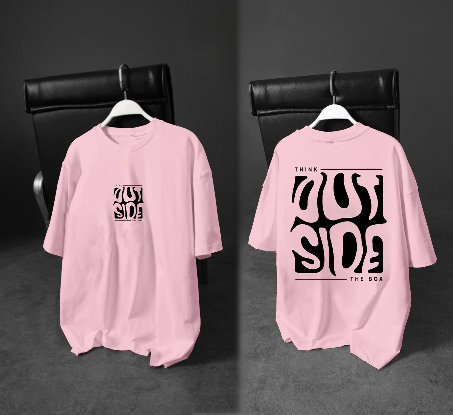 Printed Boys’ Graphic T‑Shirt – “Think Outside the Box” Design